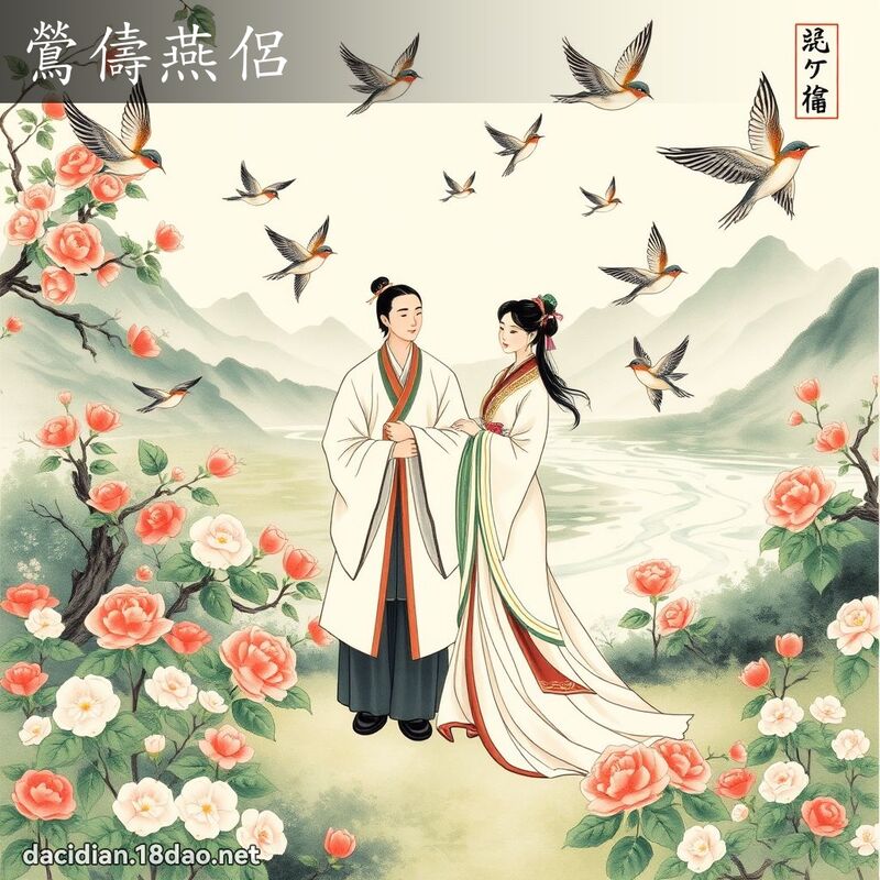 鶯儔燕侣 配图