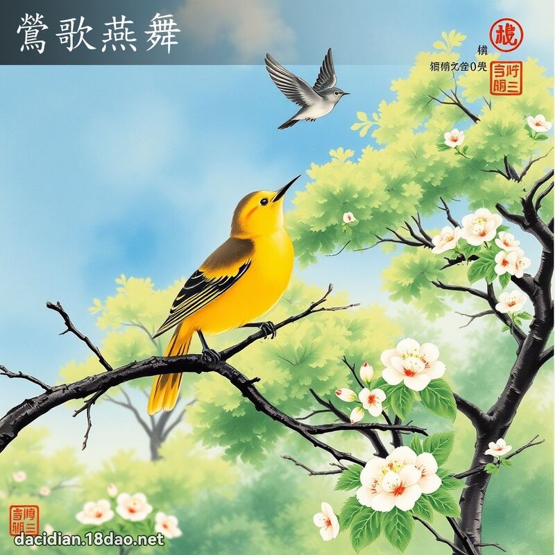 鶯歌燕舞 配图
