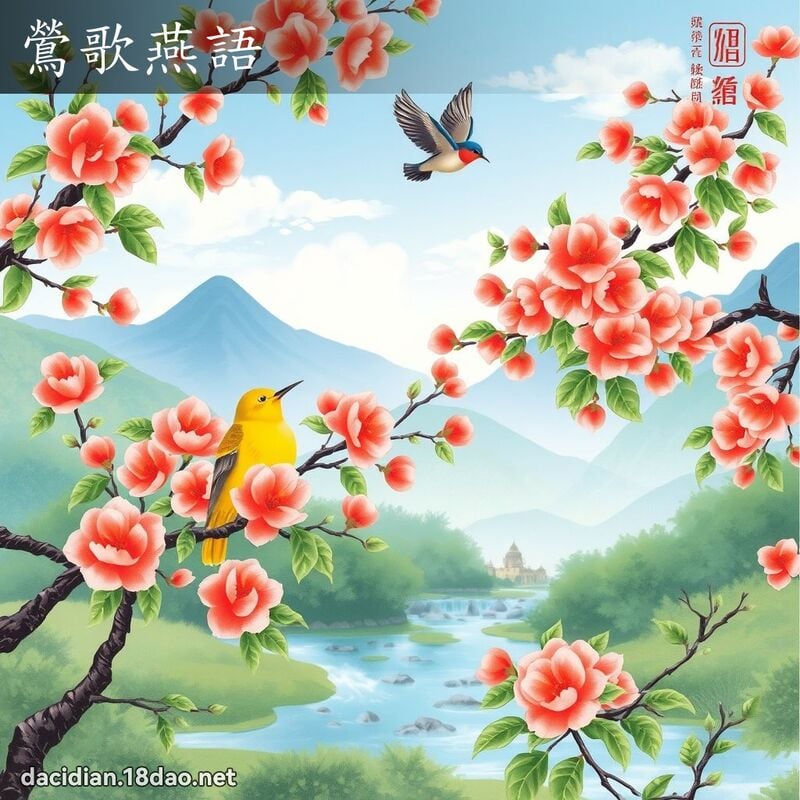 鶯歌燕语 配图