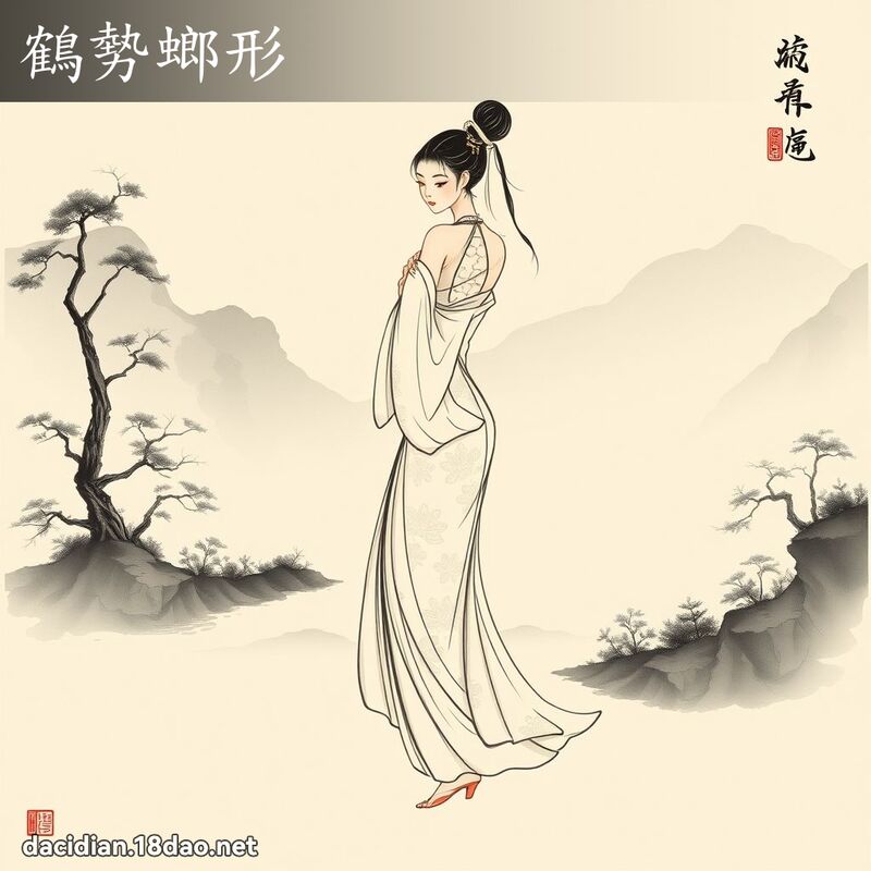 鹤势螂形 配图
