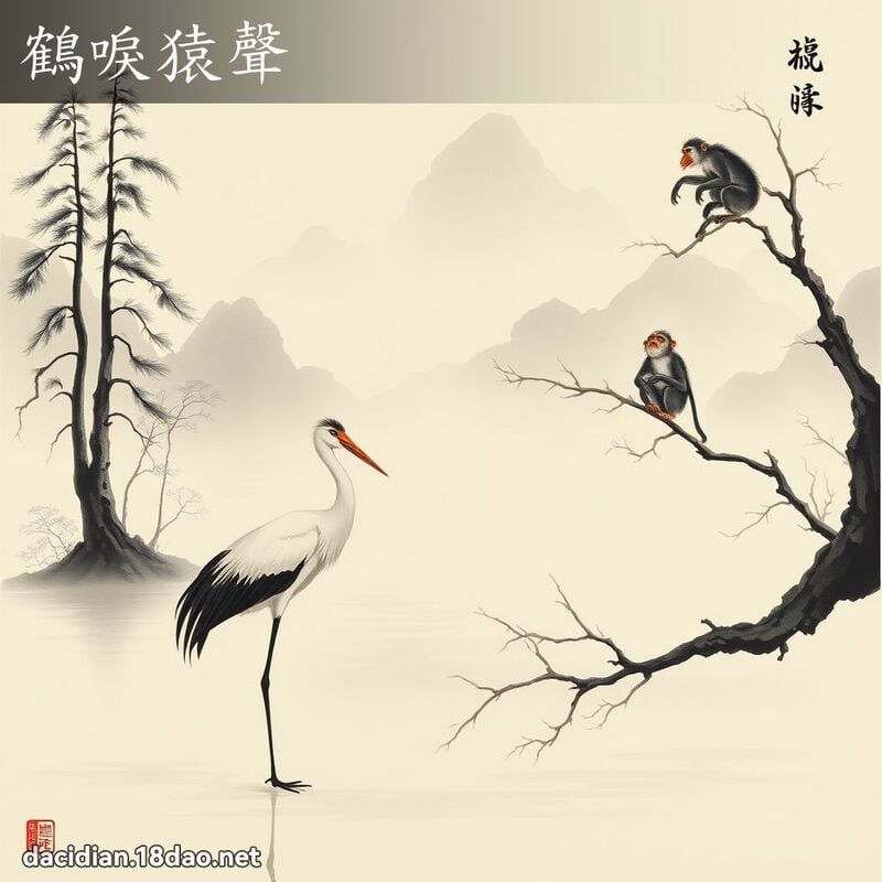 鹤唳猿声 配图