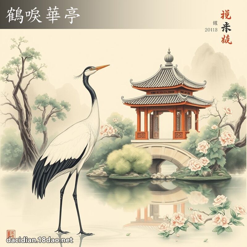 鹤唳华亭 配图