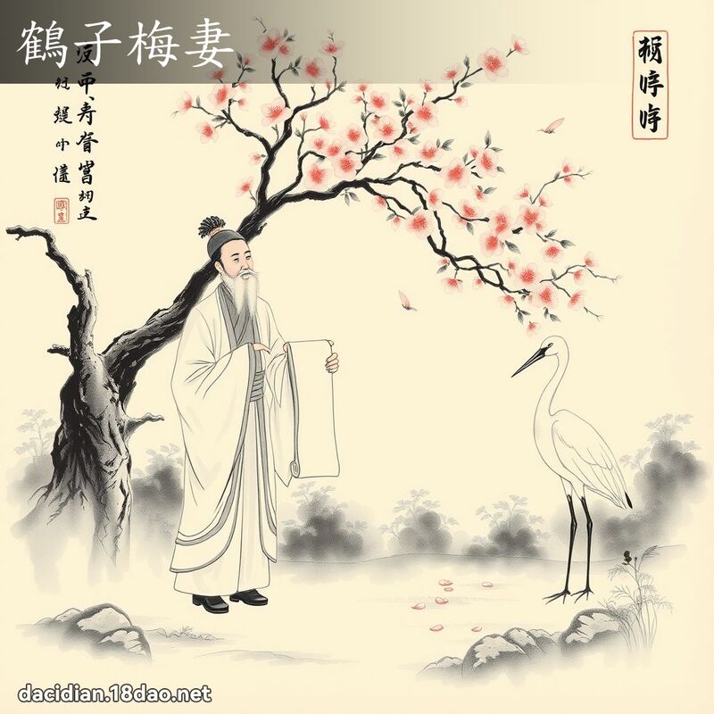鹤子梅妻 配图