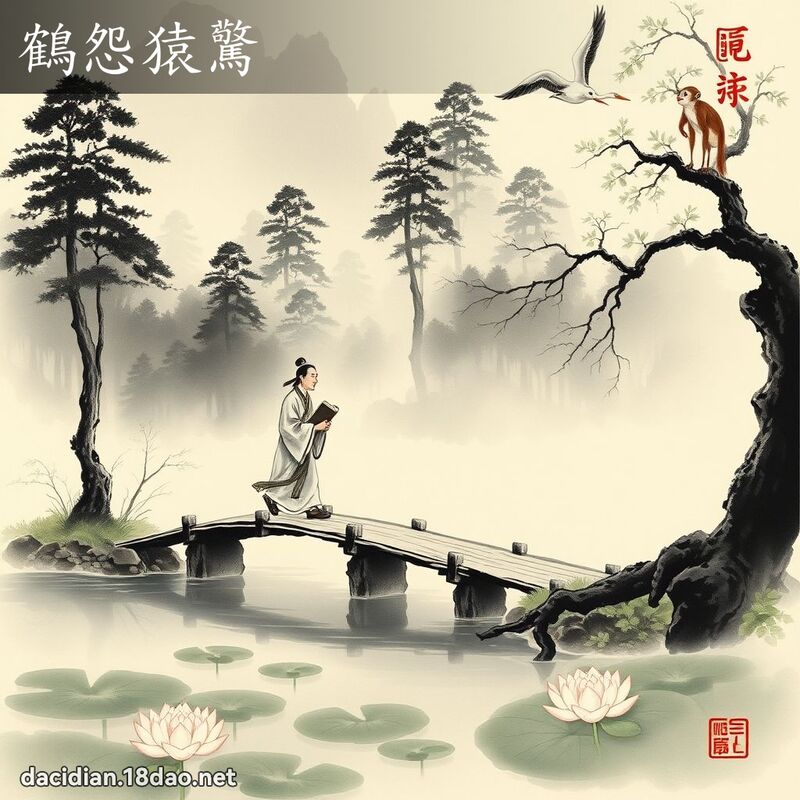 鹤怨猿惊 配图