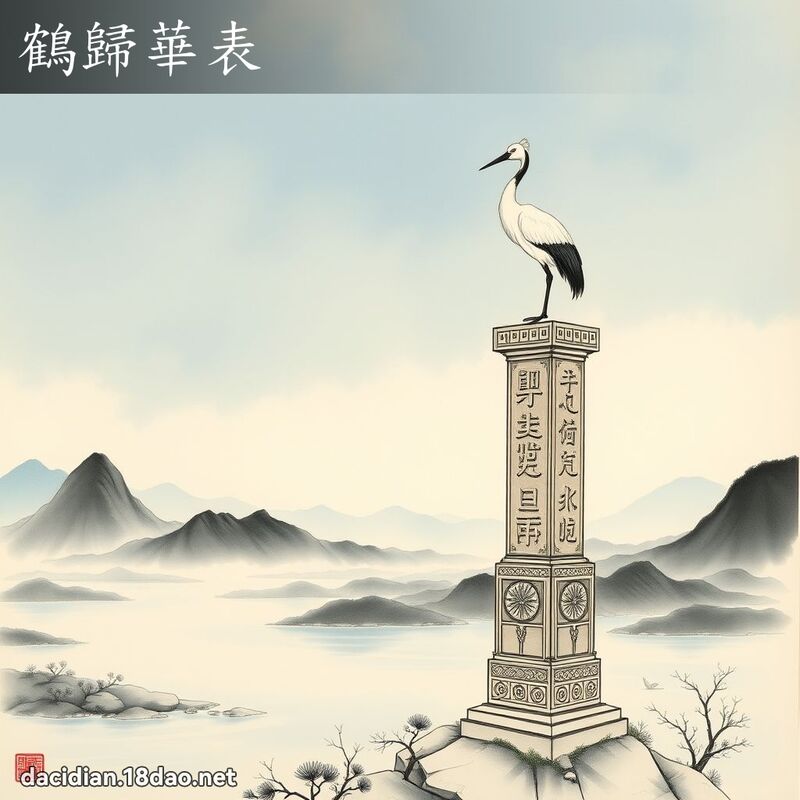 鹤归华表 配图