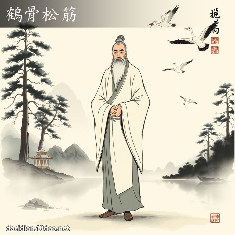鹤骨松筋 配图