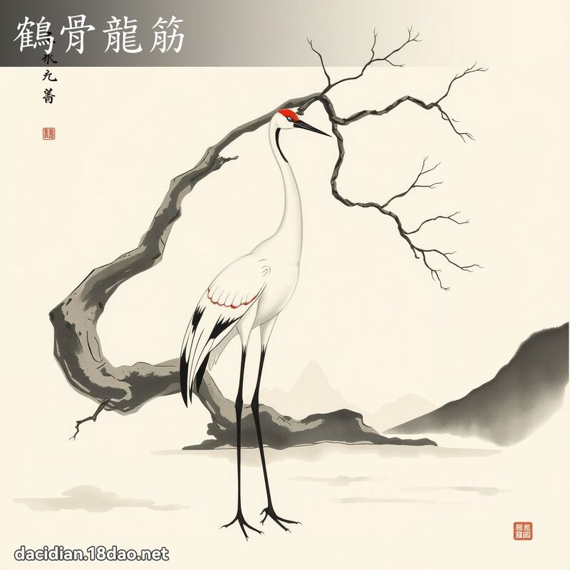 鹤骨龙筋 配图