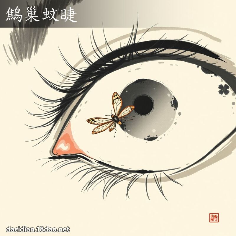 鷦巢蚊睫 配图