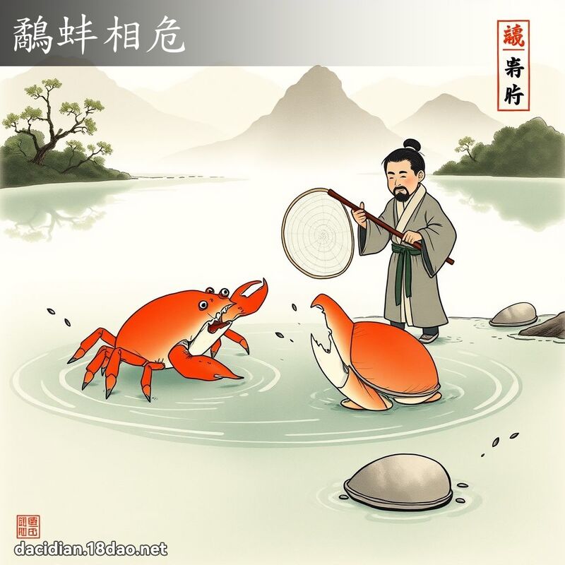 鷸蚌相危 配图