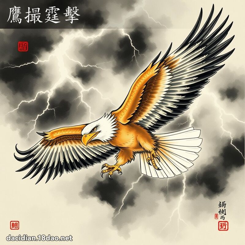 鷹撮霆擊 配图