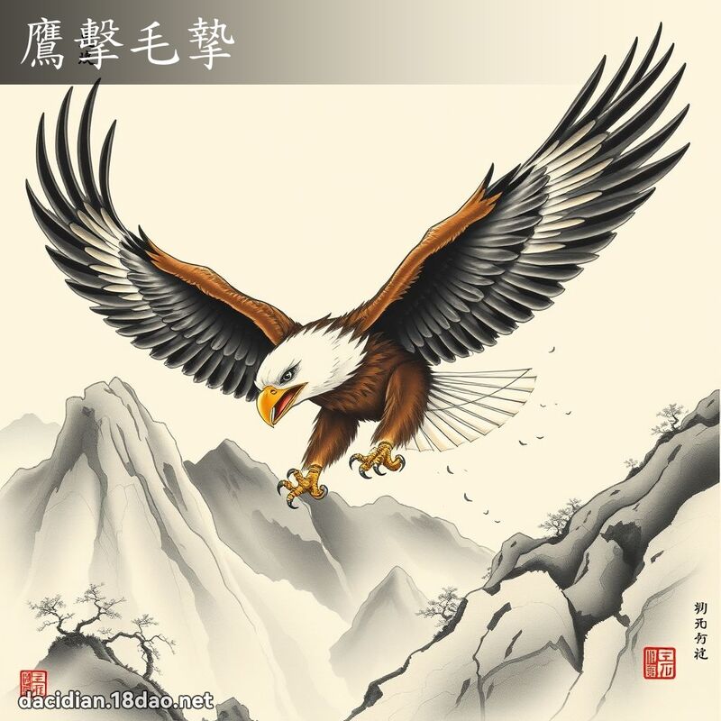 鷹擊毛摯 配图