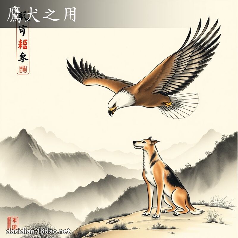 鷹犬之用 配图