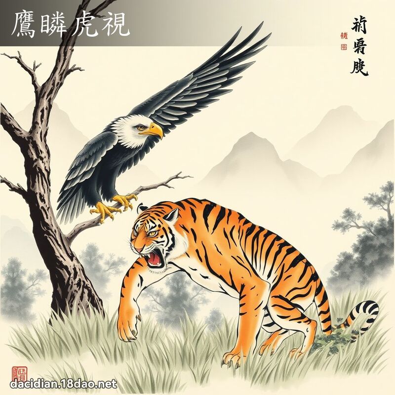 鷹瞵虎視 配图