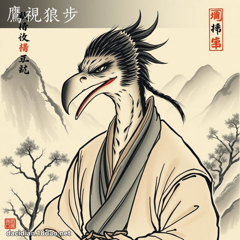 鷹視狼步 配图