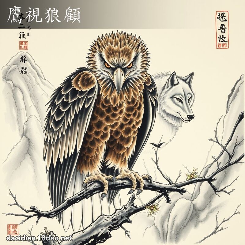 鷹視狼顧 配图
