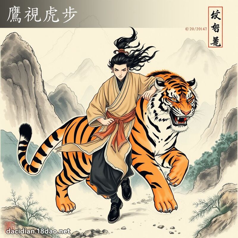 鷹視虎步 配图