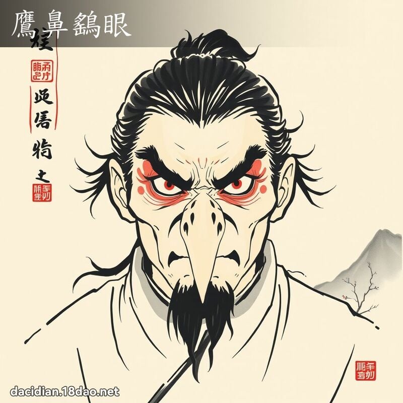 鷹鼻鷂眼 配图