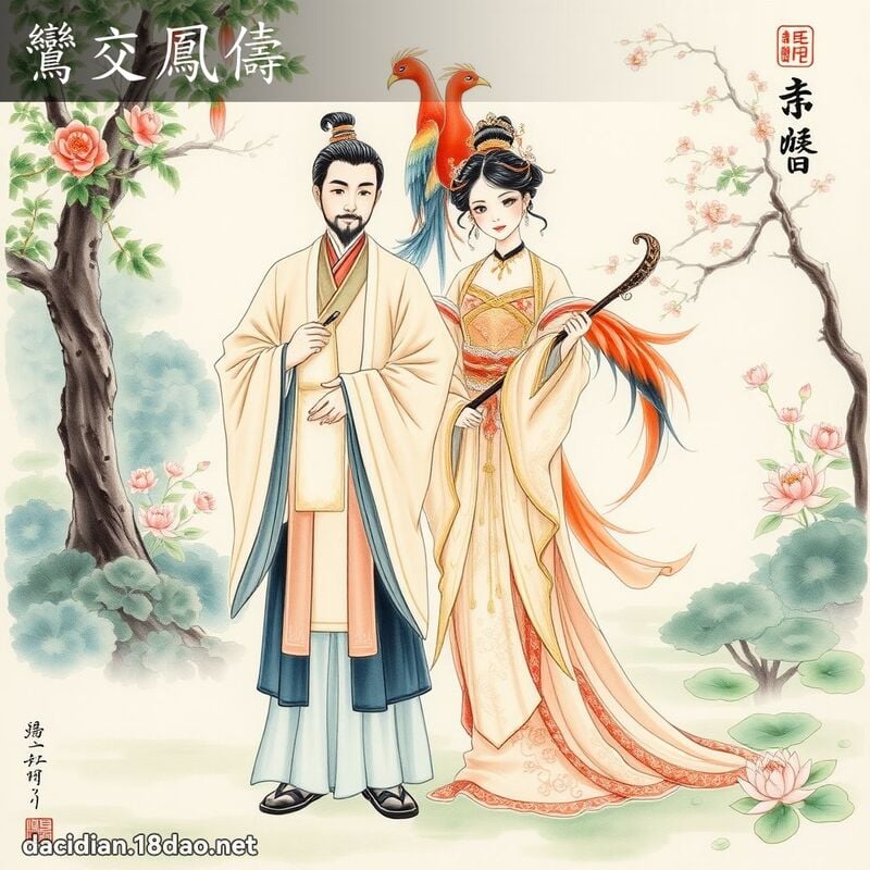鸞交鳳儔 配图