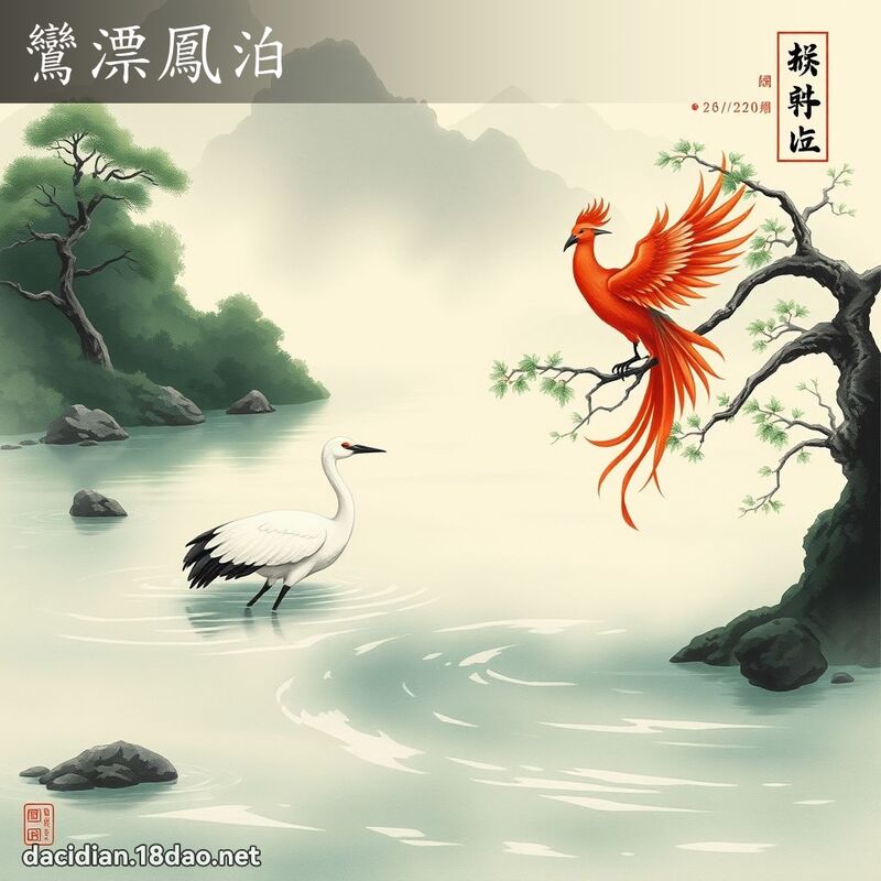 鸞漂鳳泊 配图