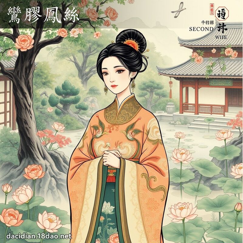 鸞膠鳳絲 配图