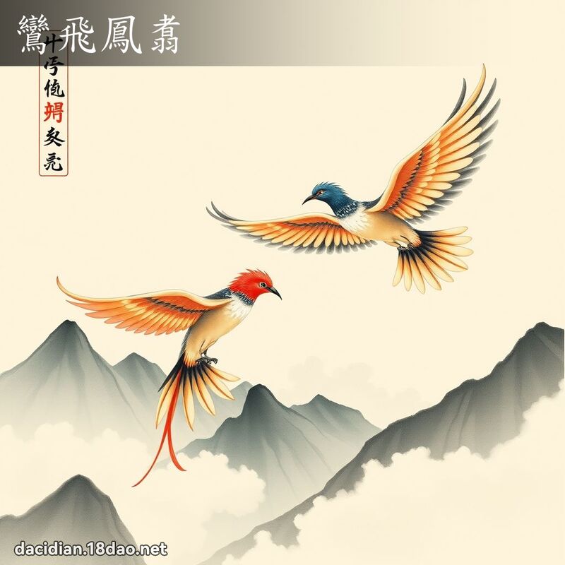 鸞飛鳳翥 配图