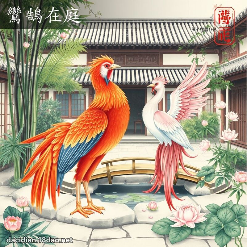 鸞鵠在庭 配图