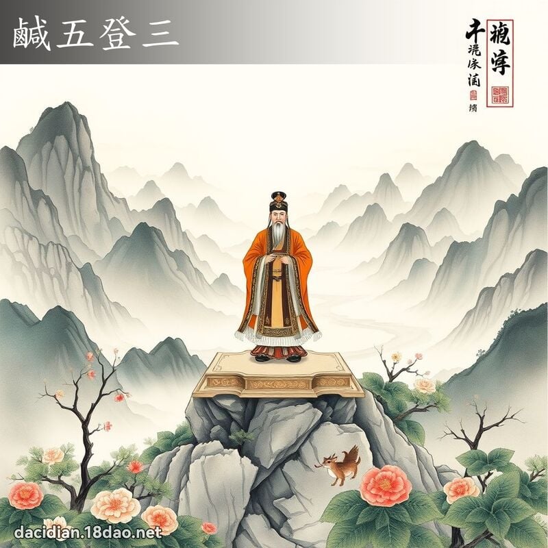 鹹五登三 配图
