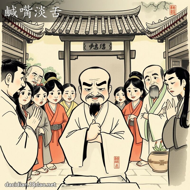 鹹嘴淡舌 配图