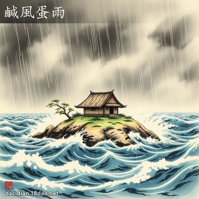 鹹風蛋雨 配图