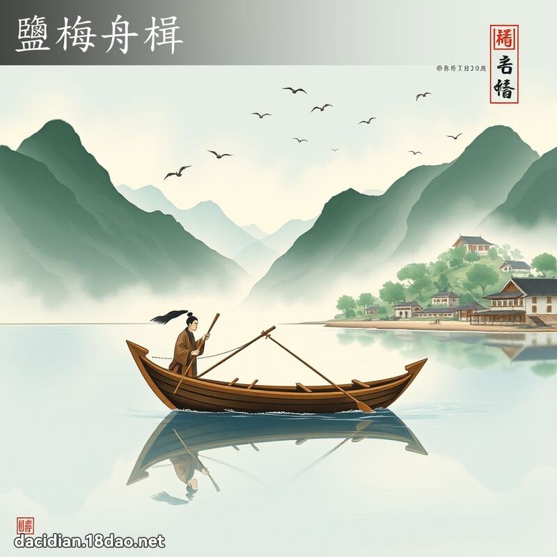 鹽梅舟楫 配图
