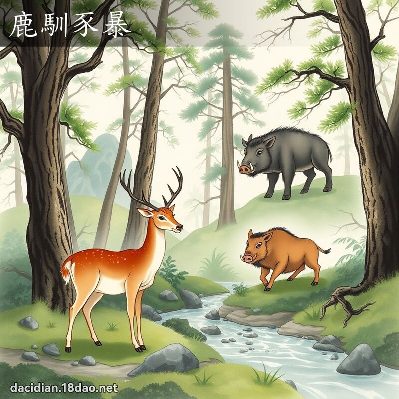 鹿馴豕暴 配图