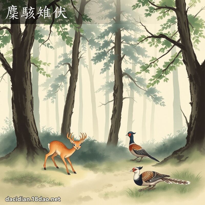 麇駭雉伏 配图
