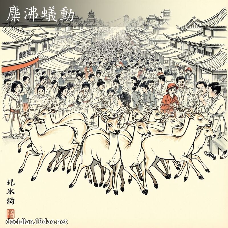 麋沸蟻動 配图