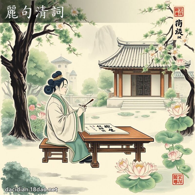 丽句清词 配图