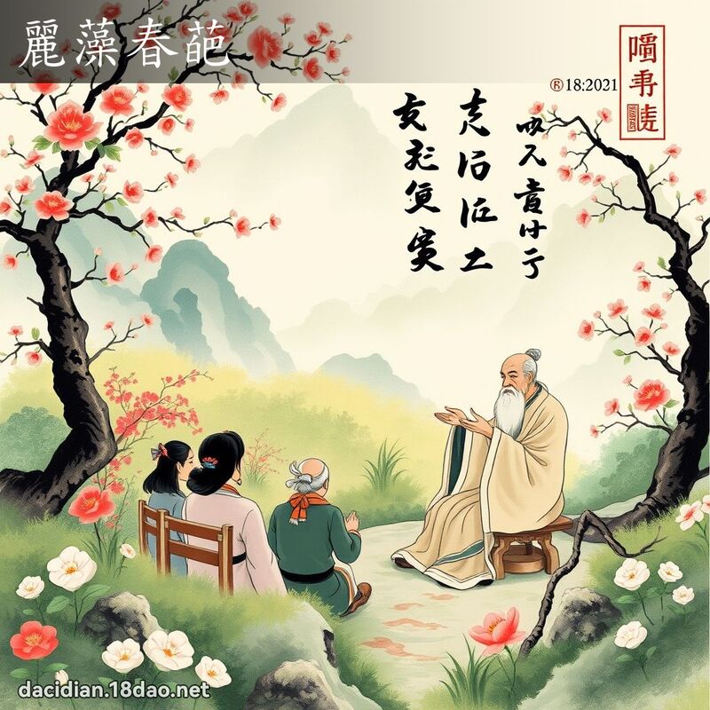 丽藻春葩 配图