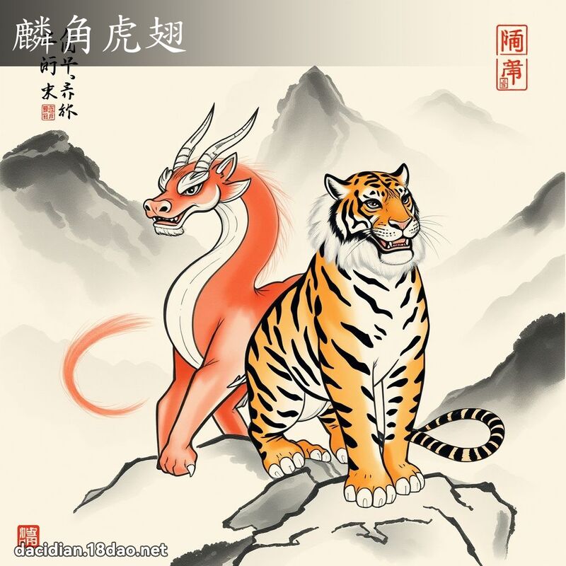 麟角虎翅 配图