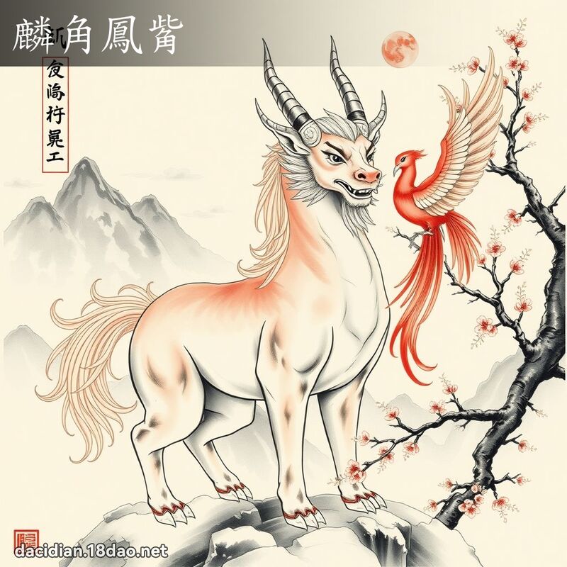 麟角凤觜 配图