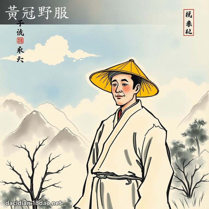 黄冠野服 配图