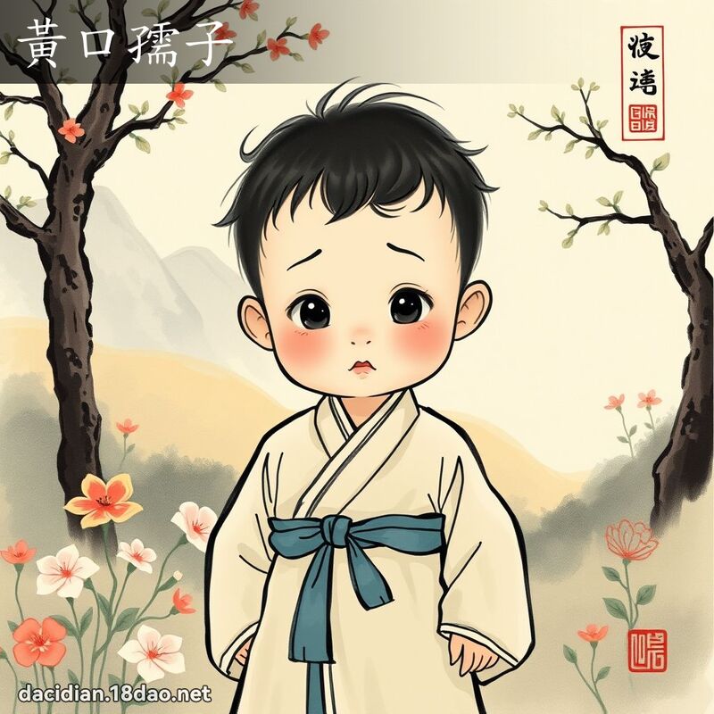 黄口孺子 配图