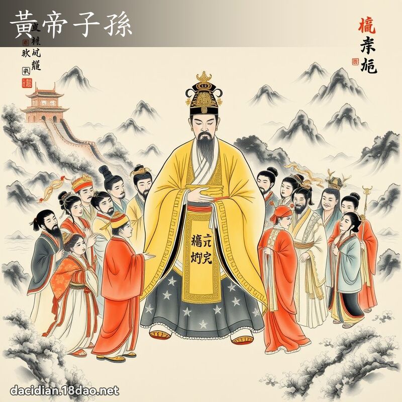 黄帝子孙 配图
