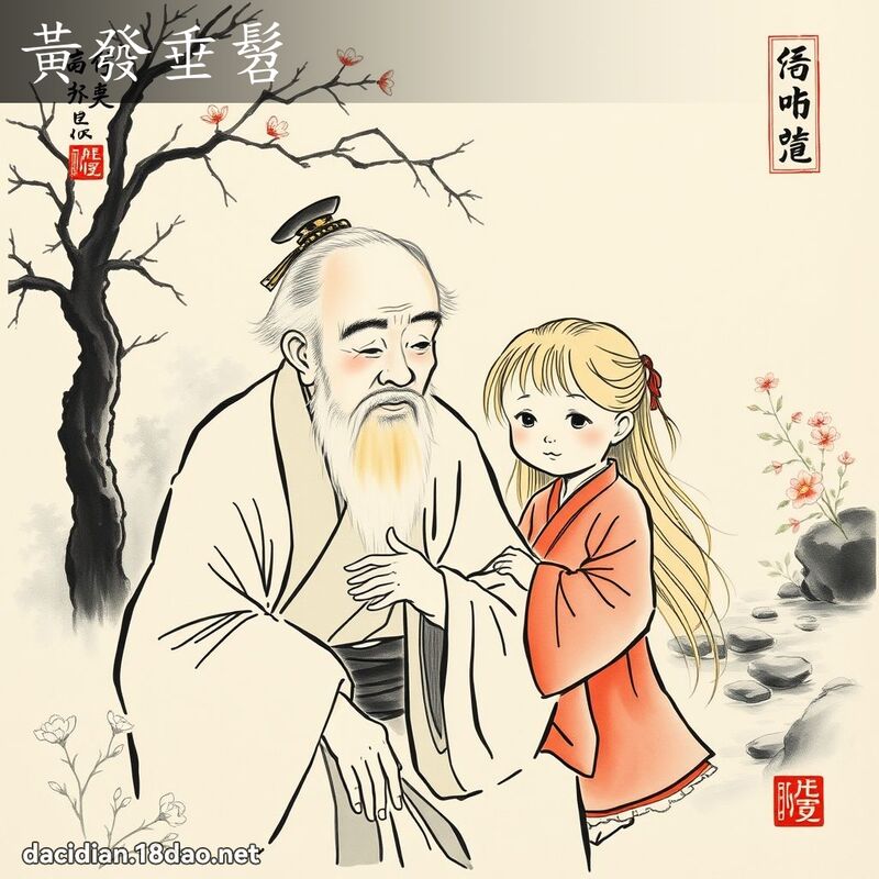 黄发垂髫 配图