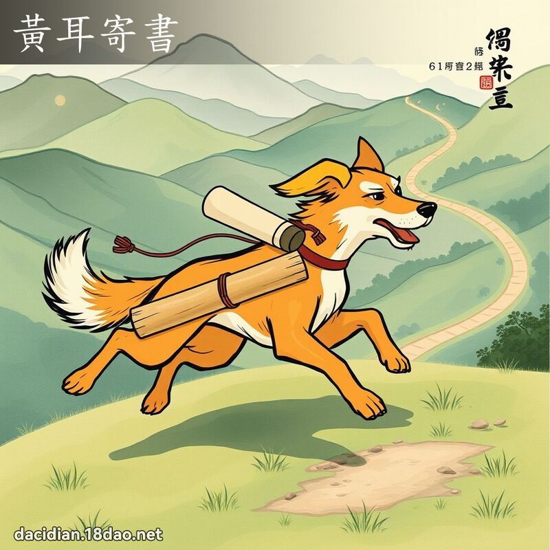 黄耳寄书 配图