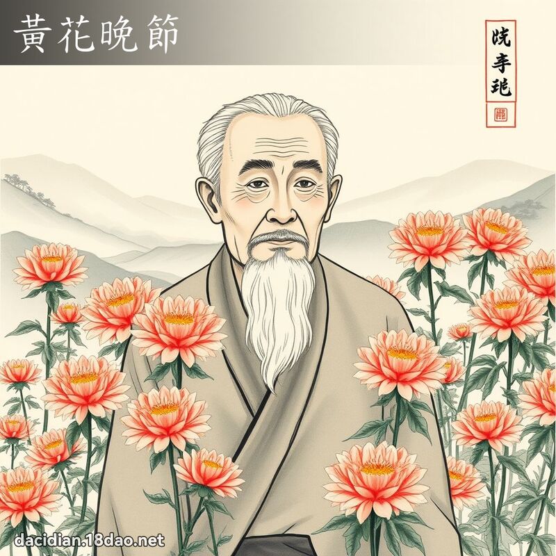 黄花晚节 配图