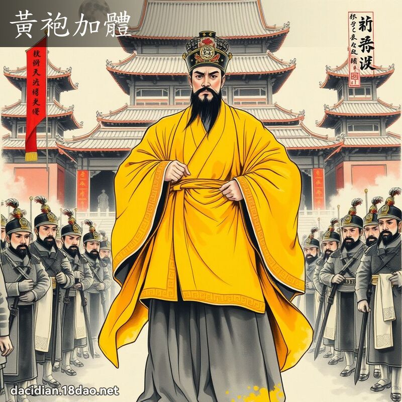黄袍加体 配图