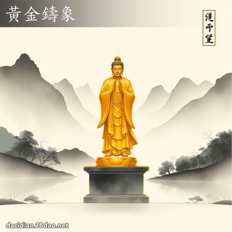 黃金鑄象 配图