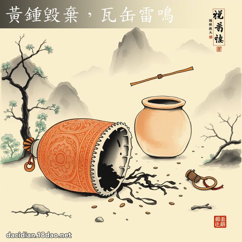 黃鍾毀棄,瓦缶雷鳴 配图