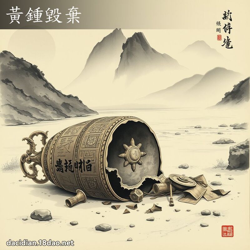 黃鍾毀棄 配图