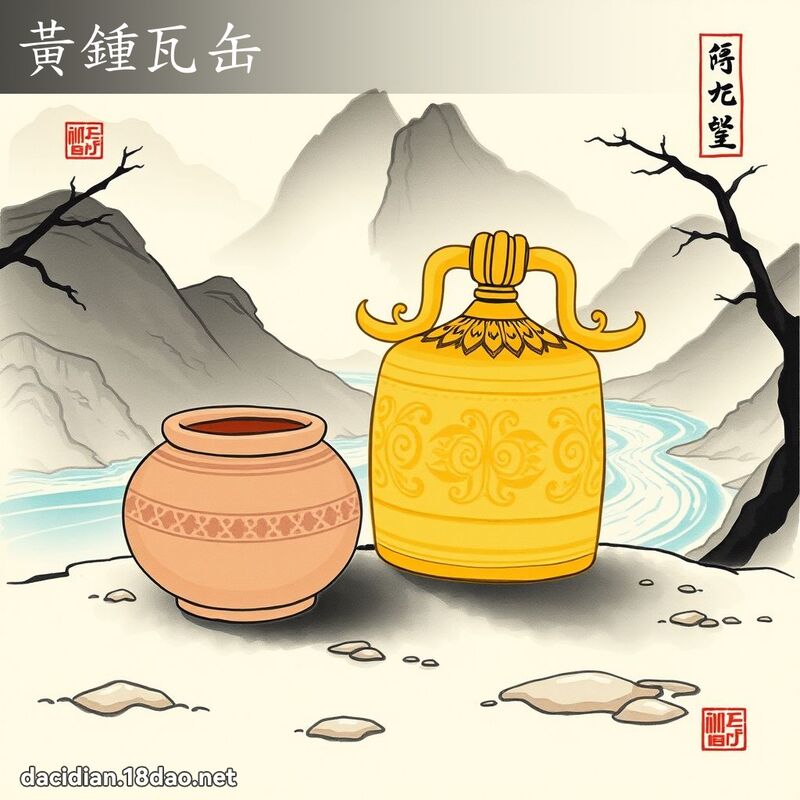 黃鍾瓦缶 配图
