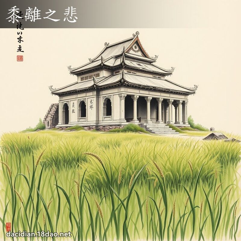 黍離之悲 配图