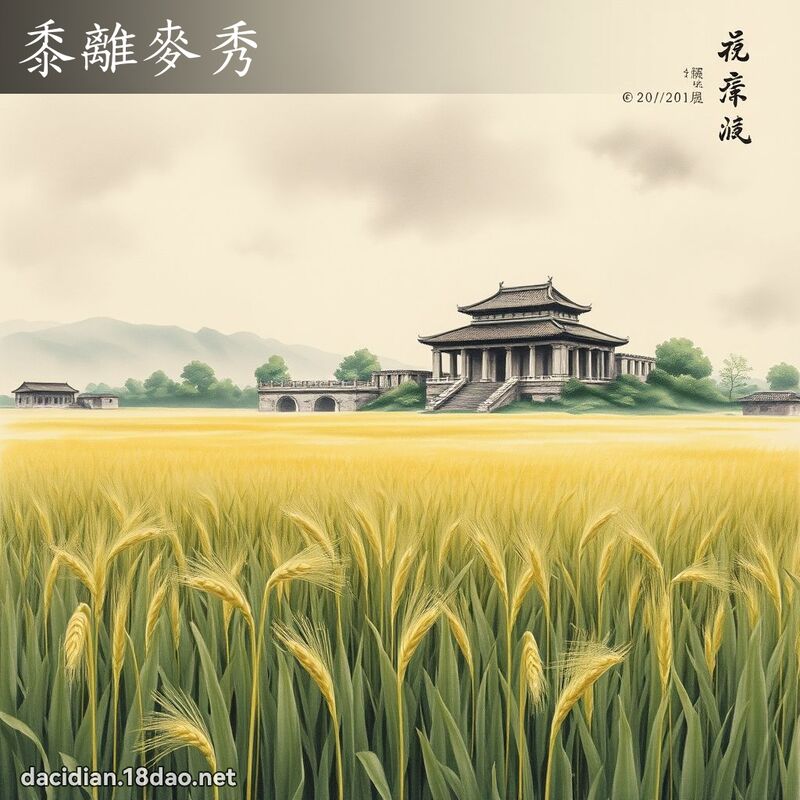黍離麥秀 配图